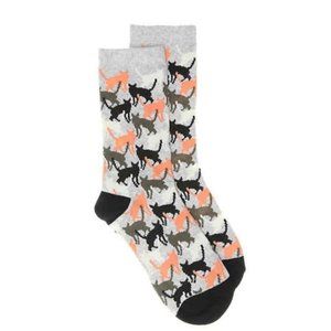K. Bell Cat Women’s Crew Socks